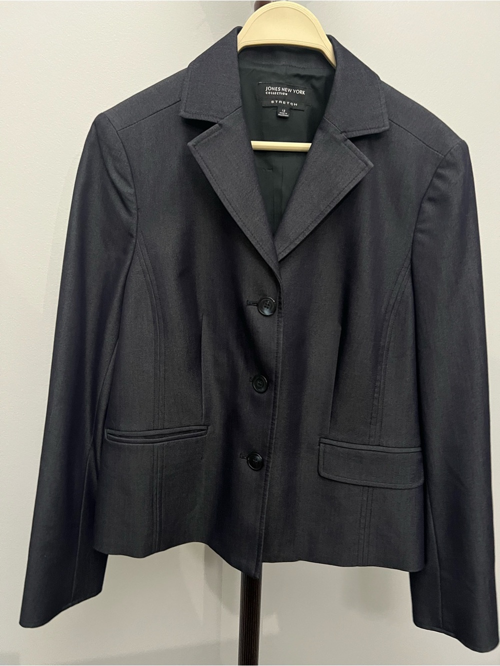 Jones New York Black Women's Tailored Blazer